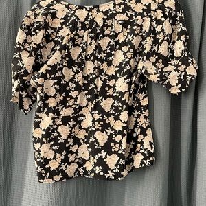 LoveShackFancy floral top - worn once!
